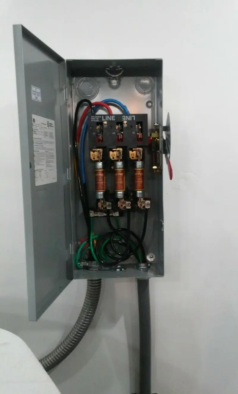 Three-phase disconnect switch installed for Electrical Wiring & Rewiring in Atlantic City