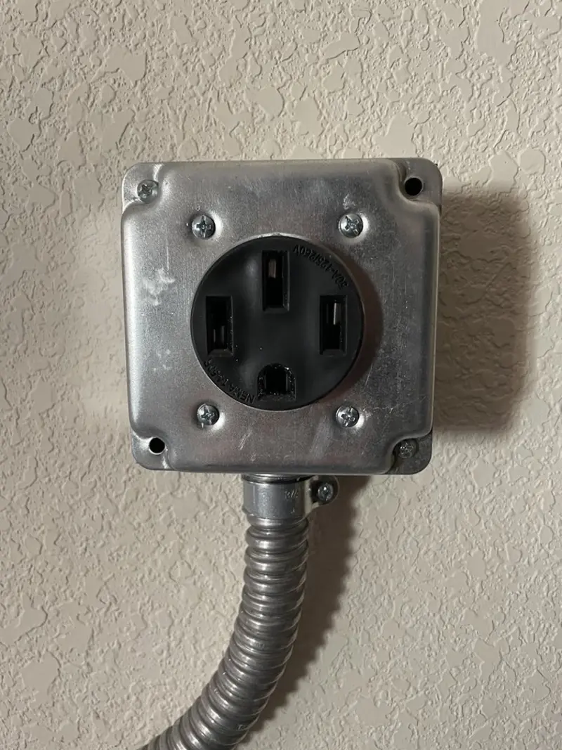 NEMA 14-50 outlet installed for Electrical Panel Upgrade in Atlantic City